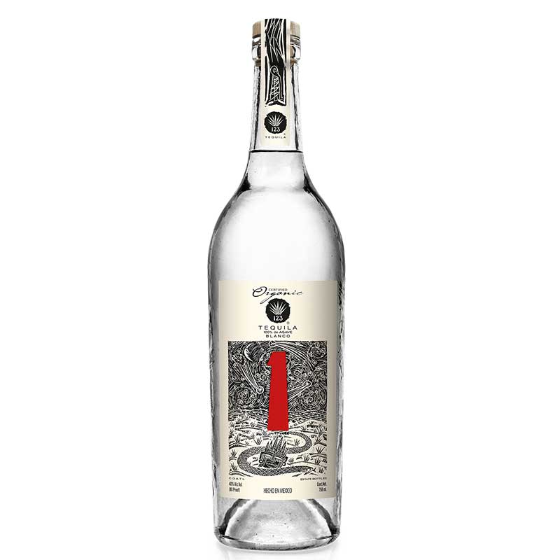 123 Organic 1 Blanco Tequila 750ml