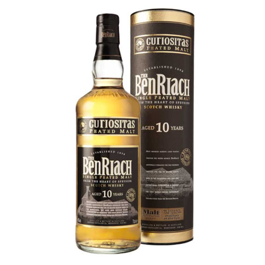 Benriach Curiositas Peated 10 Year Scotch 750ml