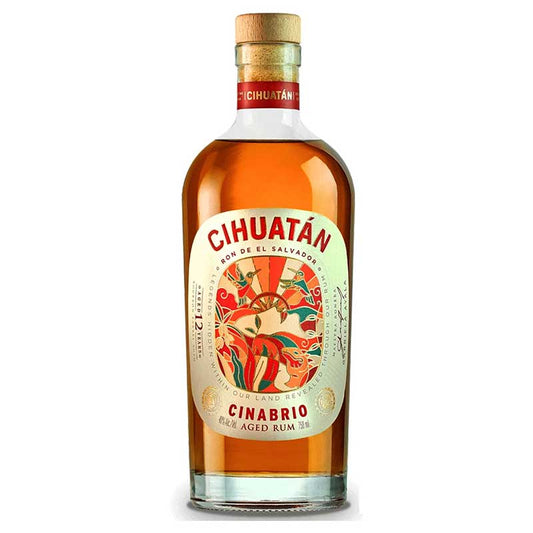 Cihuatan Cinabrio 12 Year Rum 750ml