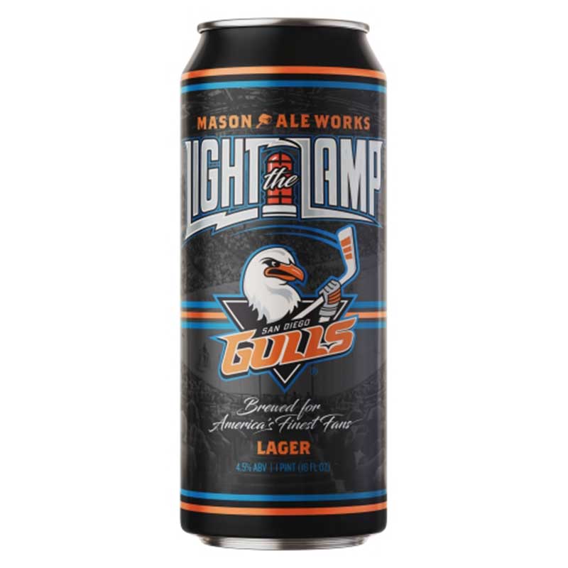 Mason Ale Works Light The Lamp Lager by San Diego Gulls 4pk 16oz/Cans