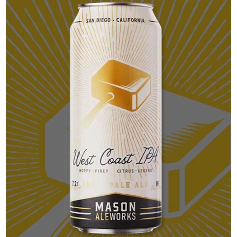 Mason Ale Works West Coast IPA 4pk 16oz/Cans