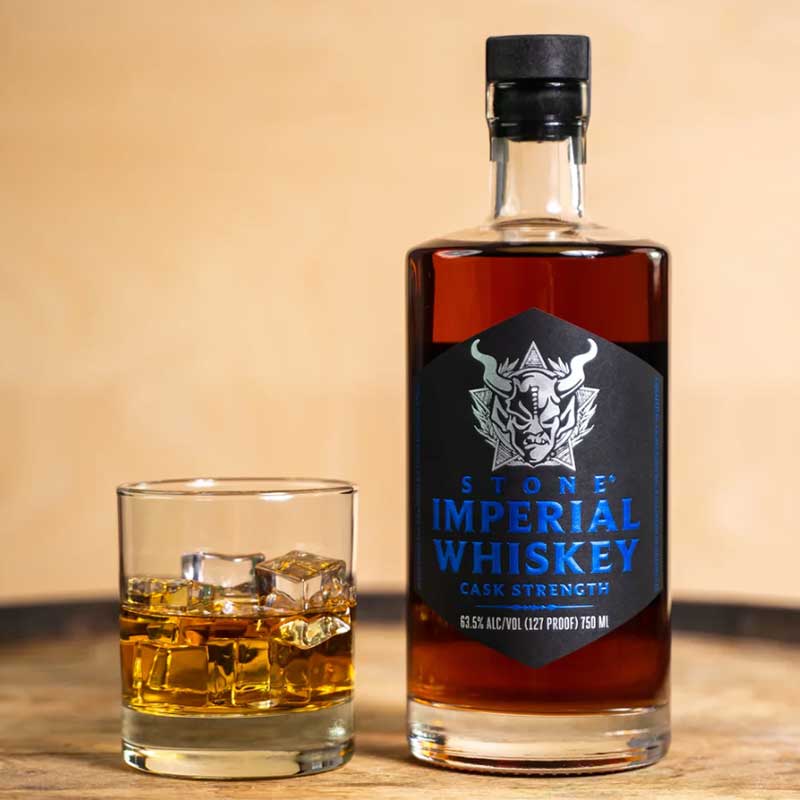 Stone Imperial Cask Strength Whiskey 750ml