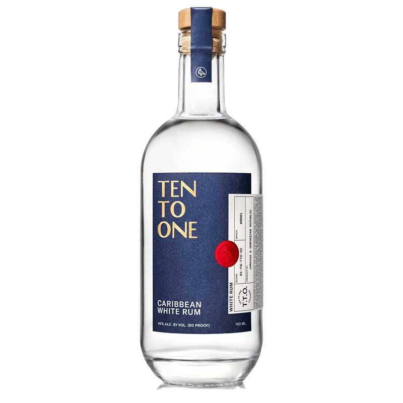 Ten To One Caribbean White Rum 750ml