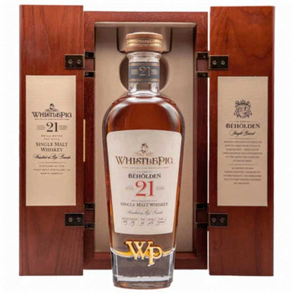 WhistlePig 21 Years The Beholden Single Malt Whiskey 750ml